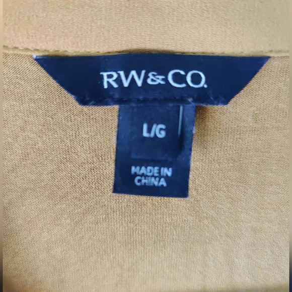 Yellow polkadot bubble cap sleeve blouse LG - Picture 3 of 5